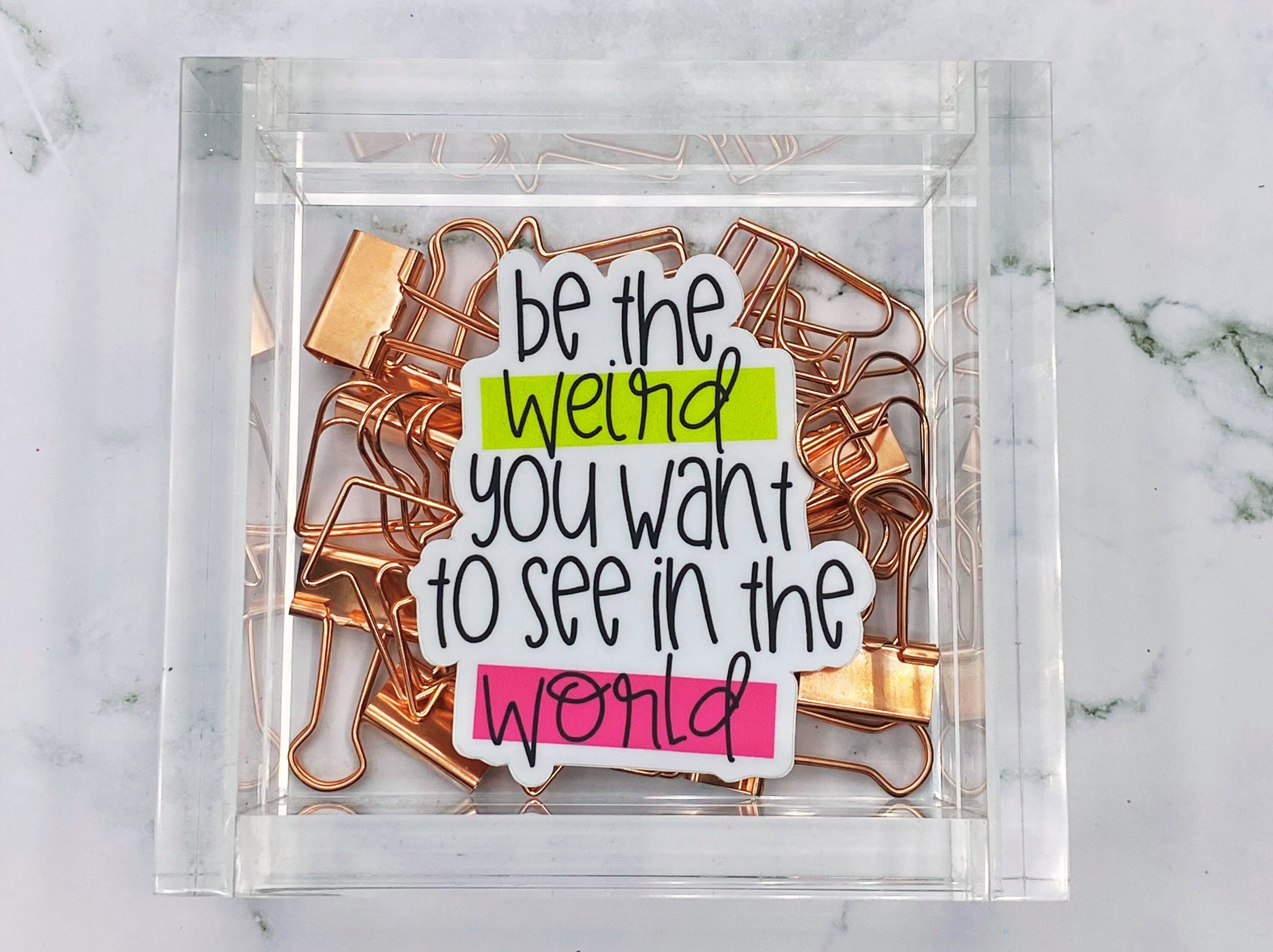 Weird Scripture Be Weird, Bible Verse Gifts for Women, Inspirational Decal, Waterproof ...